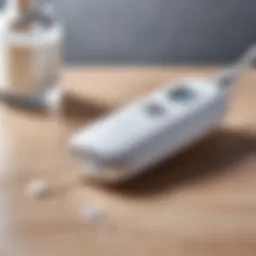 A close-up of a mesoroller on a clean surface