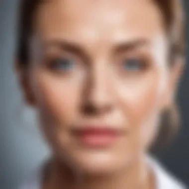 Professional treatment for eye wrinkles in a clinical setting