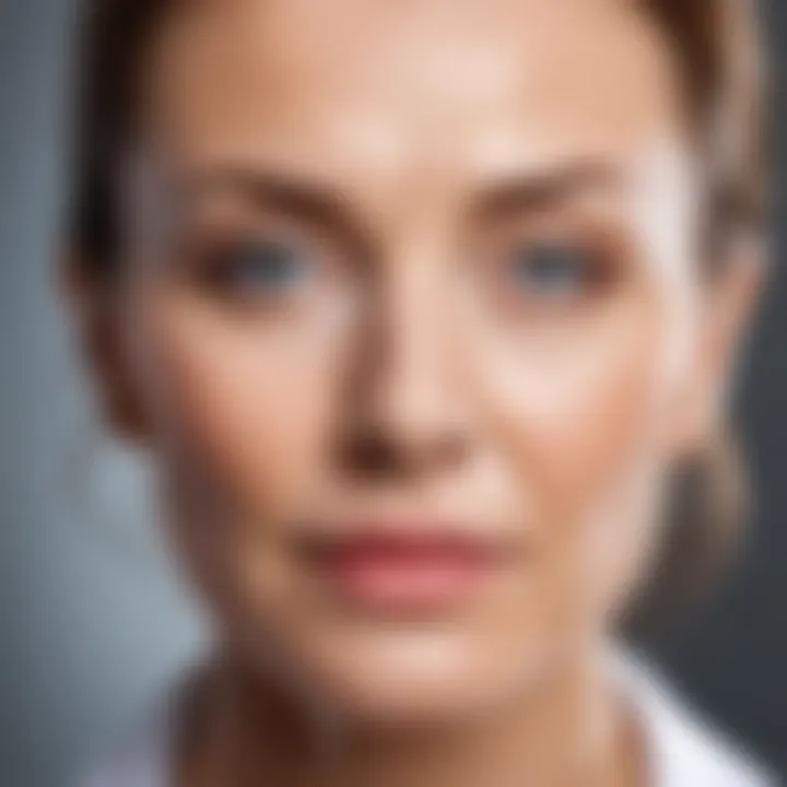 Professional treatment for eye wrinkles in a clinical setting