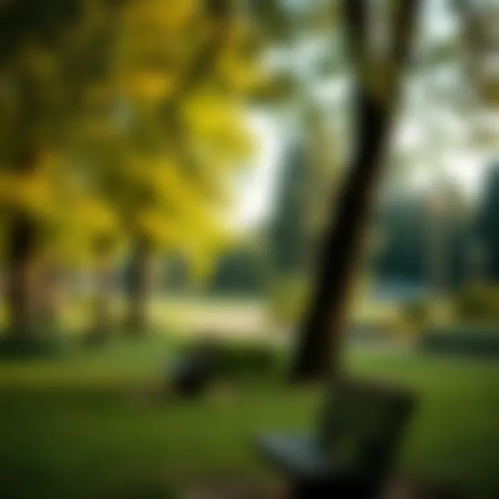 Tranquil Park Atmosphere Serene park area perfect for relaxation and leisure in Nevinnomyssk.