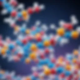 Illustration depicting the structure of peptides