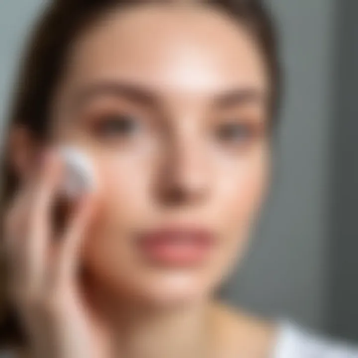 Skincare routine after makeup removal