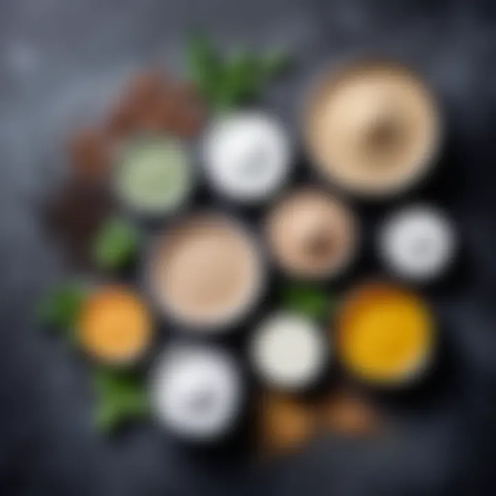 Illustration of ingredients commonly found in primers