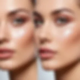 Comparison of primer and makeup base