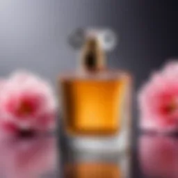 Elegant glass bottle showcasing high-quality perfume