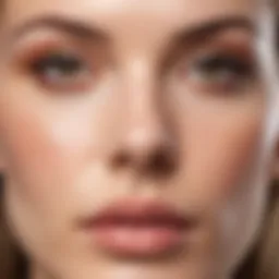 Close-up of neglected skin revealing breakouts