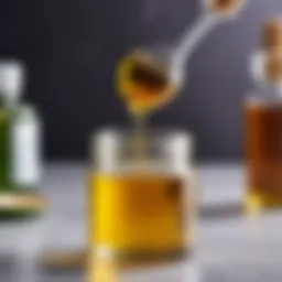 Scalp infusion treatment with natural oils