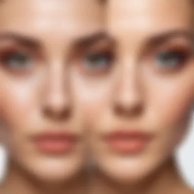 Visible Benefits of Eye Patch Use before and after using eye patches