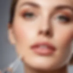 A close-up view of retinol serum dropper