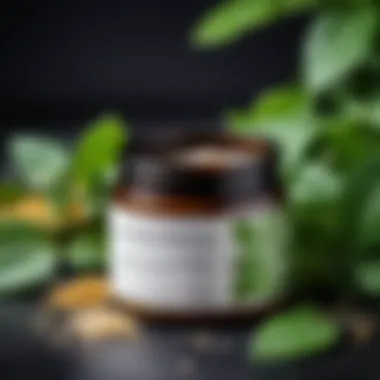 Revitalizing Hair Treatment Ingredients Revitalizing hair treatment ingredients display