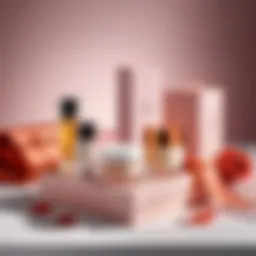 Elegant gift packaging showcasing Rivegauche products