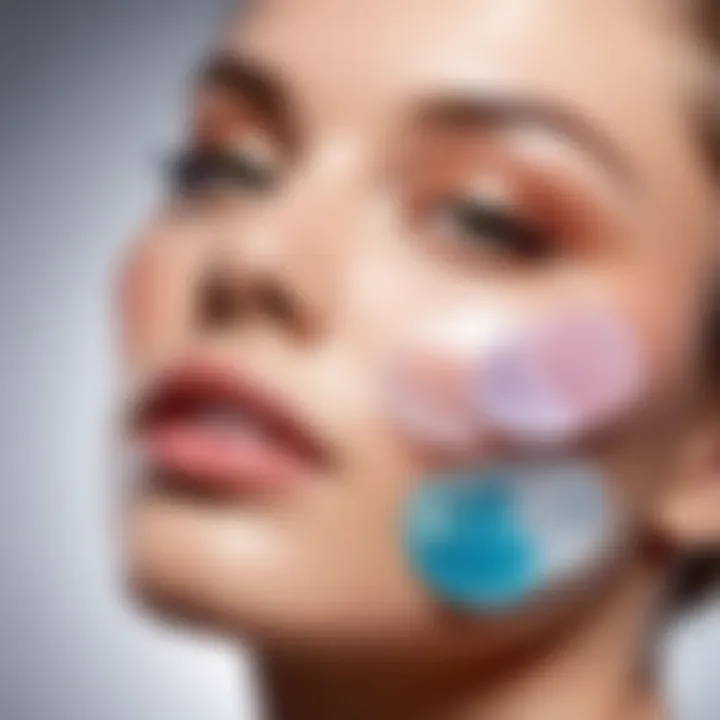 Selection of various hydrogel patches highlighting different ingredients.