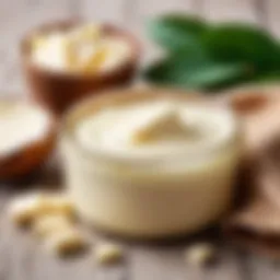 Nutrient-rich shea butter for skin hydration