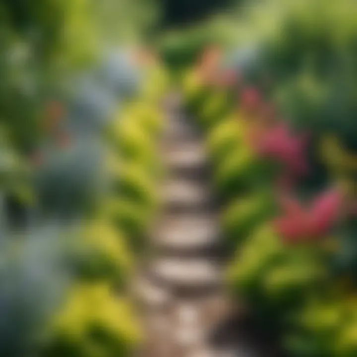 Aromatic trail representing the concept of sillage