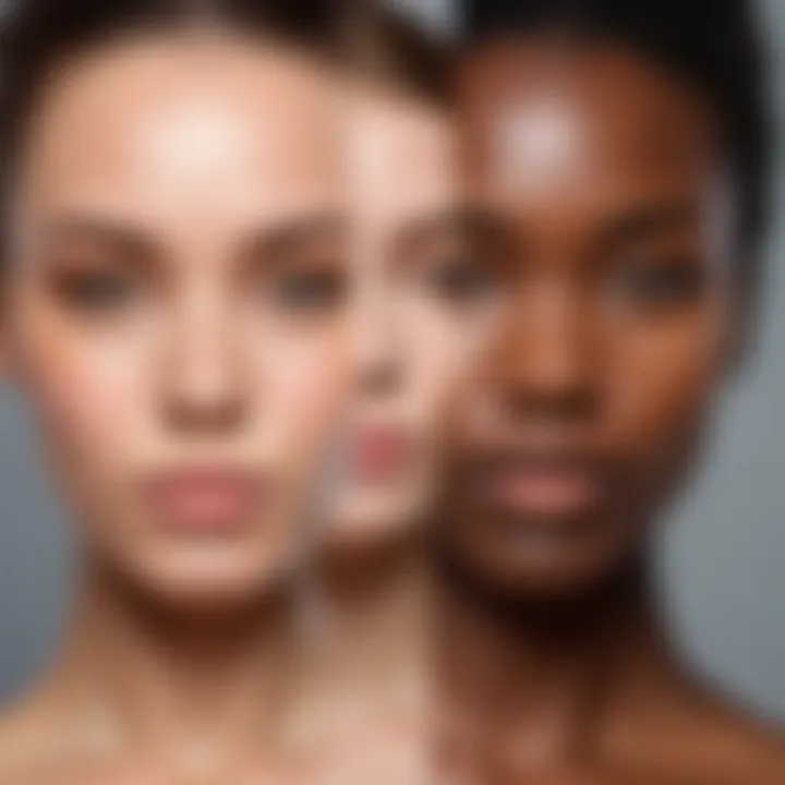 Skin pigmentation variations related to melanin levels