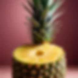 Vibrant pineapple scent notes representing freshness