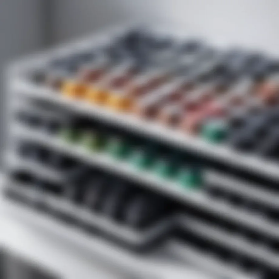 An organized storage solution for eye patches