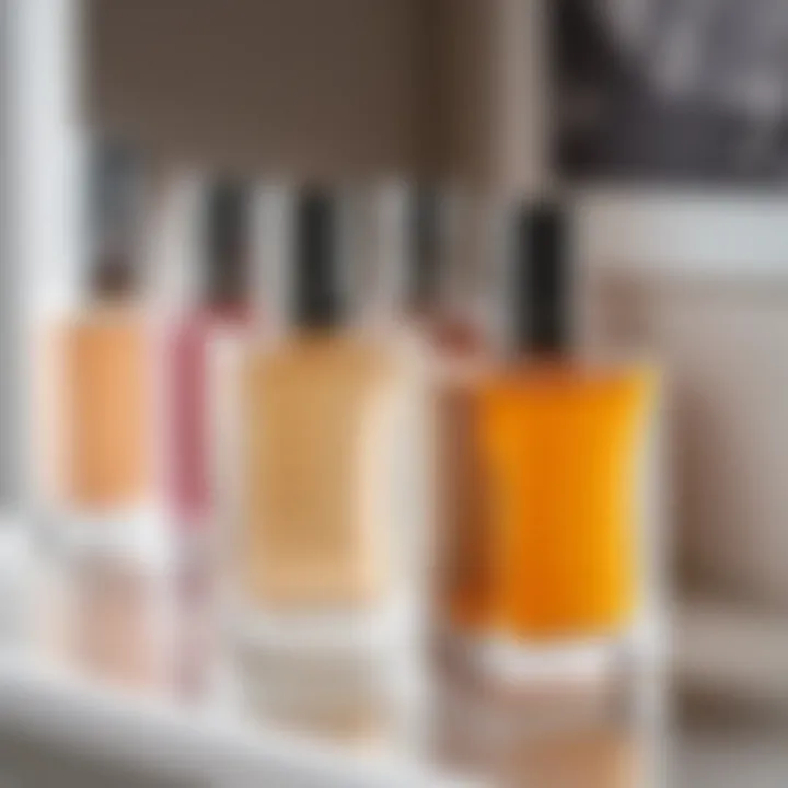 Stylish perfume storage options