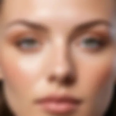 Illustration depicting the healing stages of skin post-permanent makeup