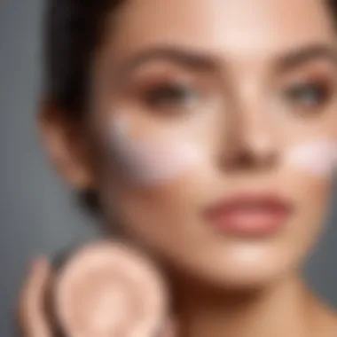 Infographic illustrating the benefits of face powder in beauty routines
