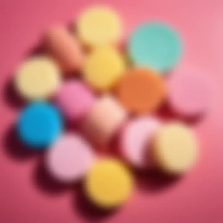 Different types of makeup sponges