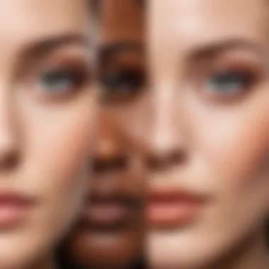 Different skin types and their colors