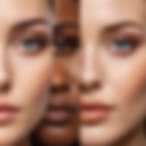 Different skin types and their colors