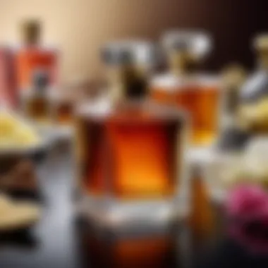 Tracing the History of Fragrance An artistic representation of the historical evolution of parfum types.