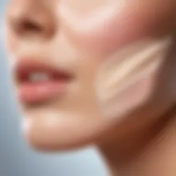 Diagram illustrating the layers of skin and their interaction with protection products