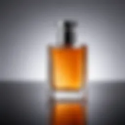 Elegant cologne bottle showcasing refined simplicity