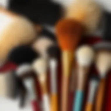 An assortment of round brushes made from various materials.