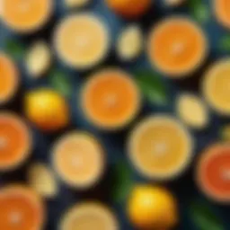 Vibrant citrus fruits showcasing Vitamin C