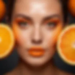 Vibrant oranges representing Vitamin C