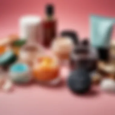 Collection of Wax Products Different types of wax products for eyebrow styling