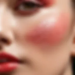 Close-up of a tint product showcasing its texture