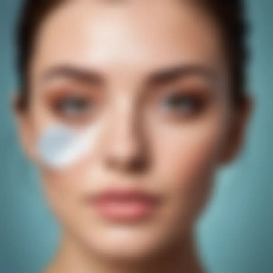 Relaxing eye patch treatment