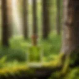 A rich forest landscape showcasing the essence of woody scents.
