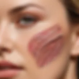 Anatomical structure of the T-zone on the face